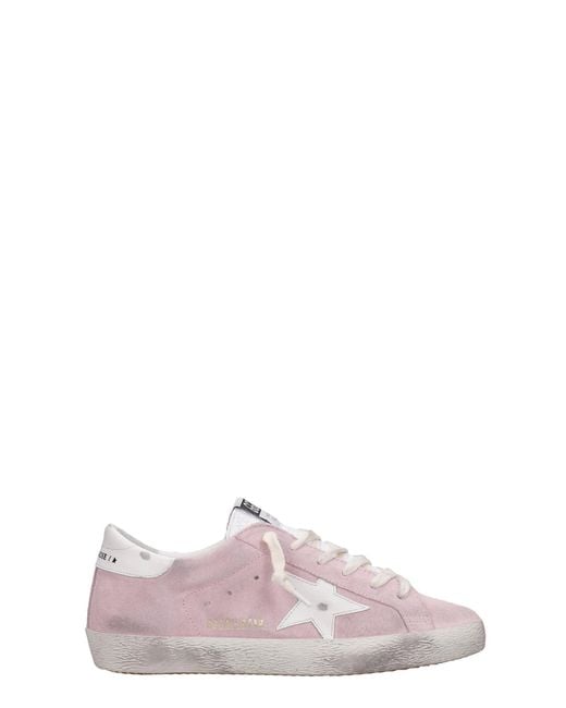 Golden Goose Deluxe Brand Superstar Sneakers In Rose-pink Suede