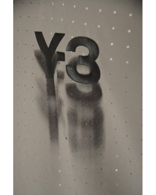Y-3 Gray Logo Detail Runner Tank Top for men