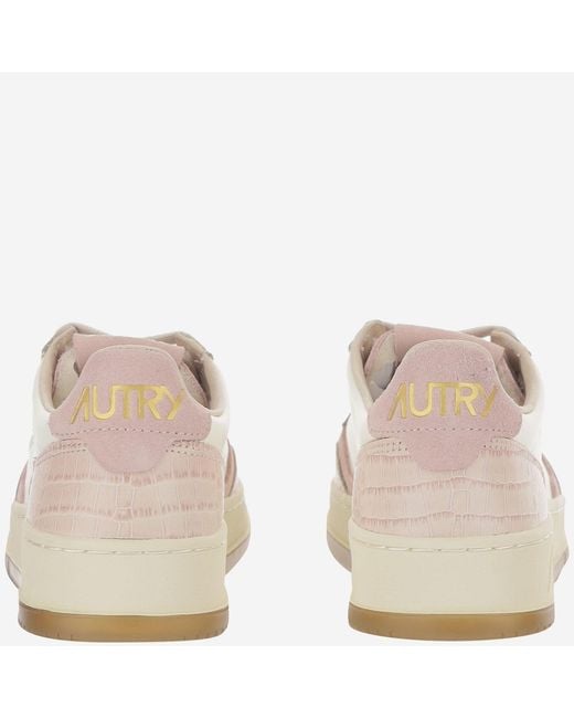 Autry Multicolor Leather Sneakers Medalist Low Leather/Rubber Trainers