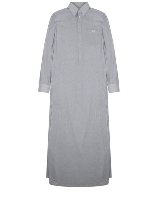 Céline Gray Long Shirt Dress