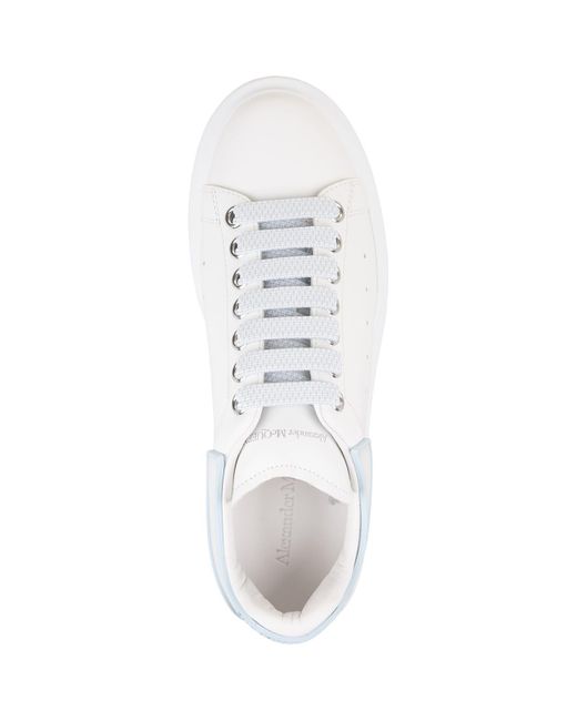 Alexander McQueen White Oversized Sneakers With Powder Details