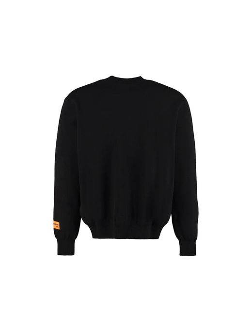 Heron Preston Black Logo Sweater for men
