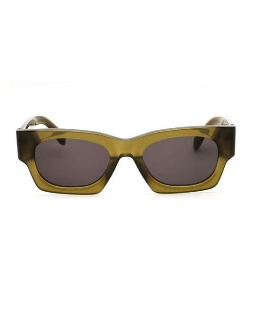 Palm Angels Brown Frame And Lens Sunglasses
