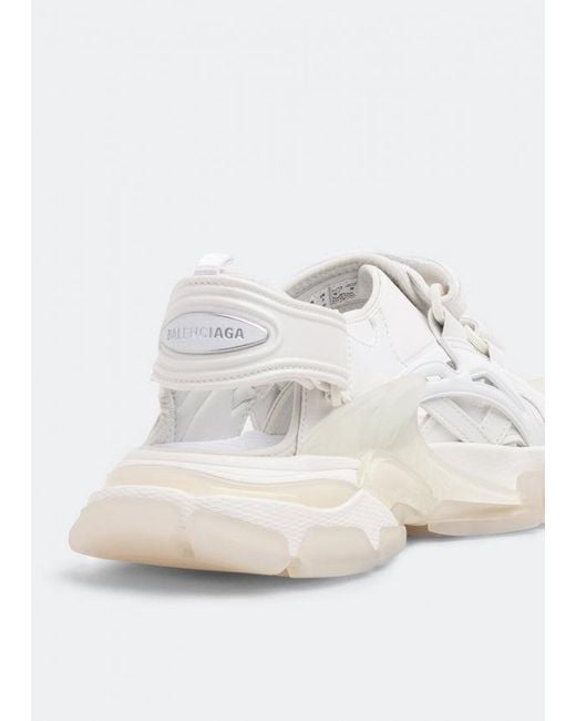 Balenciaga White Track Sandal