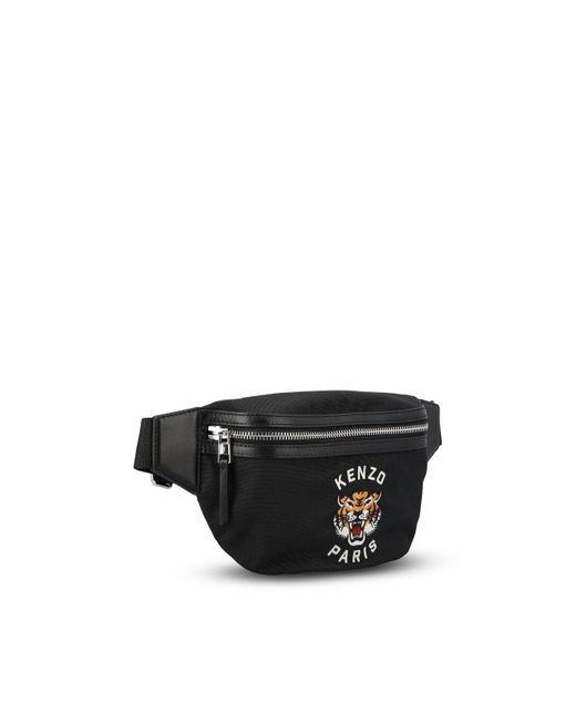 【あ】 伊勢丹メンズ館 KENZO Varsity ベルト バッグ KENZO Varsity Tiger Embroidered Belt Bag in Black for Men | Lyst