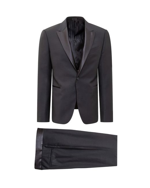 Emporio Armani Blue Single-breasted Suit for men