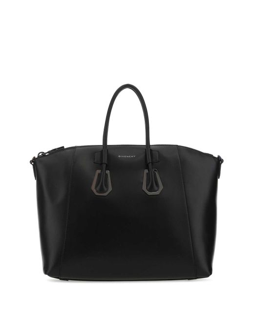 Givenchy Black Leather Small Antigona Sport Handbag