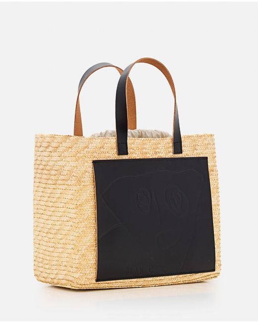 Plan C Black Shopping Bag