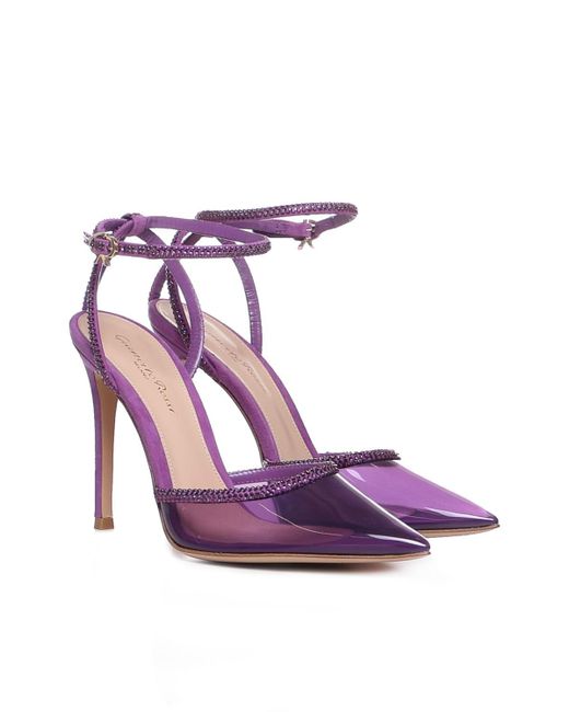 Gianvito Rossi Pink Décolleté With Strap