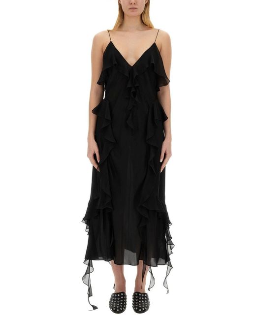 Khaite Black Silk Dress