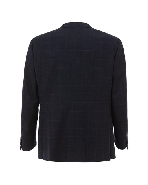 Brioni Blue Wool Blazer Clothing for men