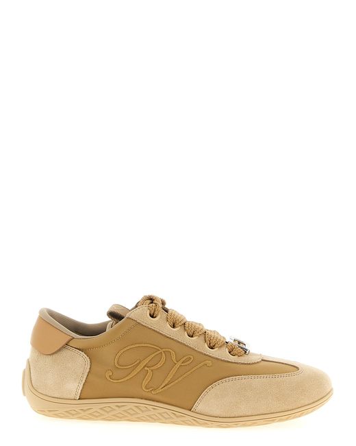 Roger Vivier Brown Logo Sneakers
