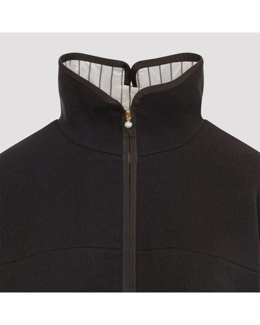 Carven Black Zipped Blouson