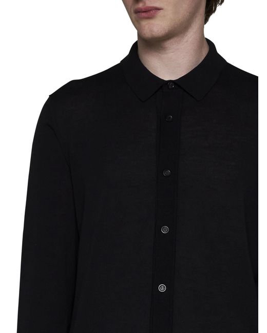 Roberto Collina Black Shirt for men