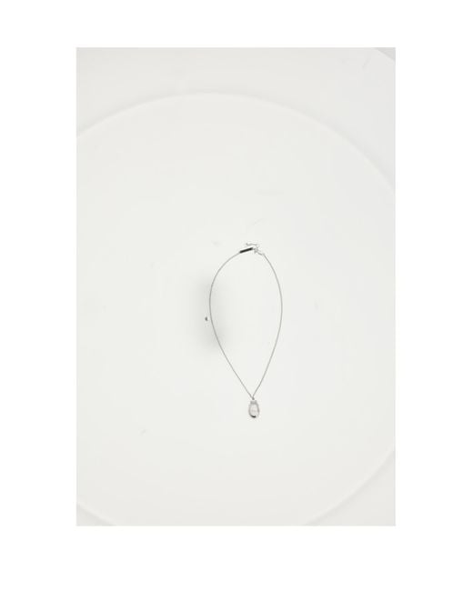 Dior White Necklace Medallion Brass Necklaces for men