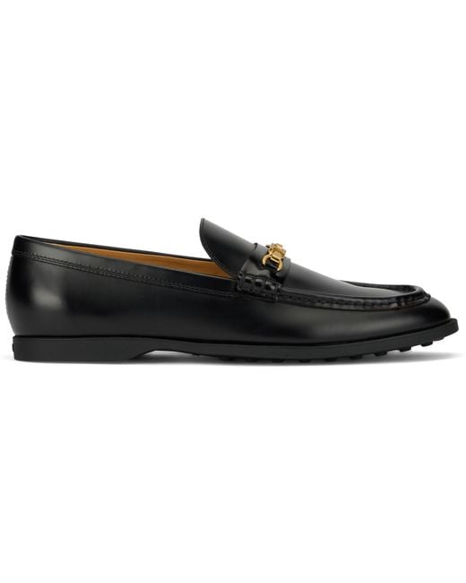 Tod's Black Loafers Calfskin