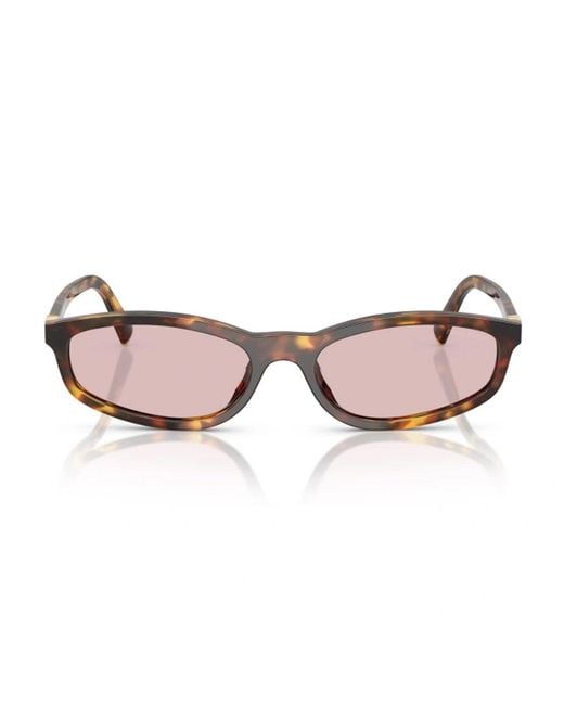 Miu Miu Pink Miu 0Mu A06S Acetato Sunglasses