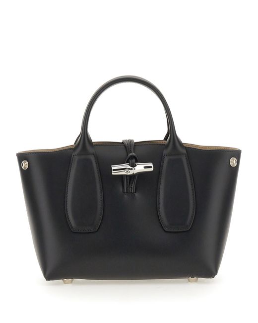 Longchamp Black Roseau Bag.