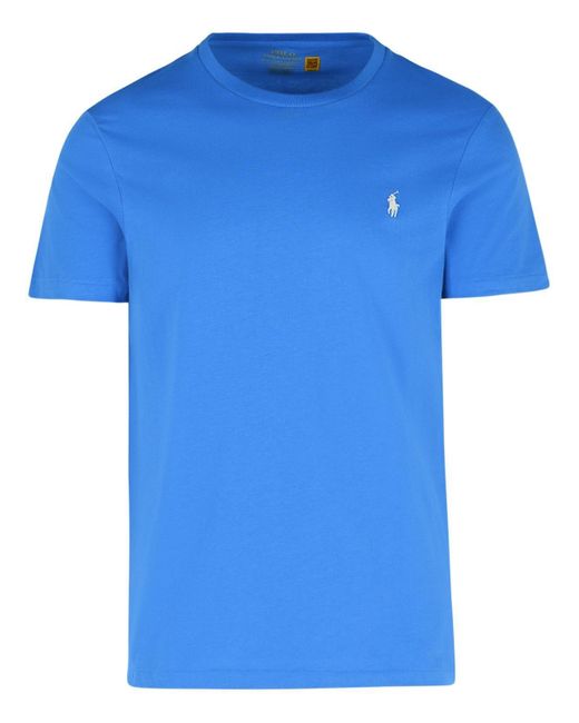 Polo Ralph Lauren Blue Cotton T-Shirt for men