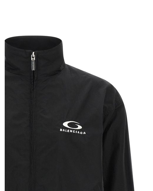 Balenciaga Black Cotton Bomber Clothing for men