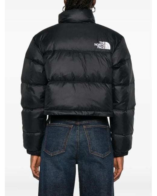 The North Face Black Cropped Puffer Jacket