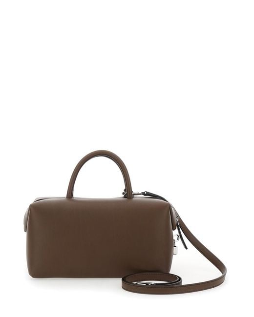 Max Mara Brown Handbag Leather Lamb Handbags
