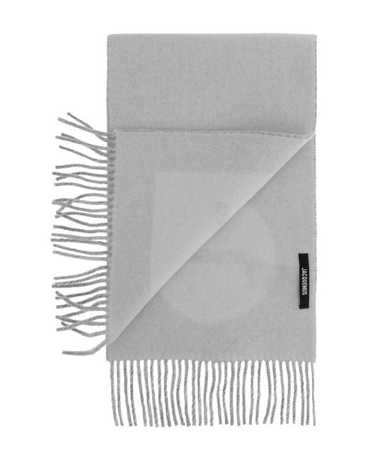 Jacquemus Gray L'echarpe Scarf