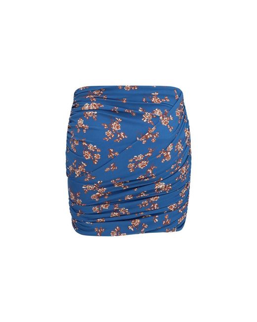 Magda Butrym Blue Polyamide Mini Skirt