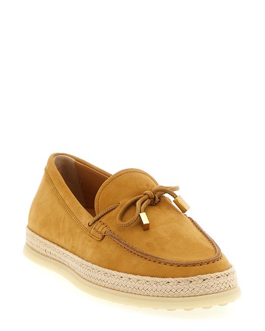 Tod's Brown 'Gomma Rafia 92K' Loafers