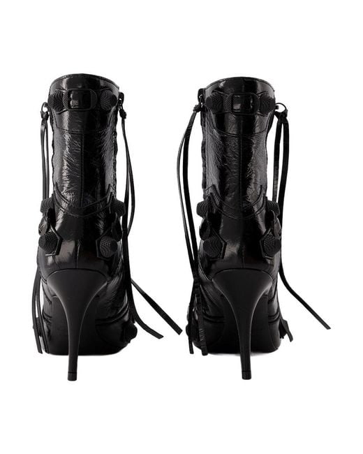 Balenciaga Black Cagole Bootie H90 Ankle Boots