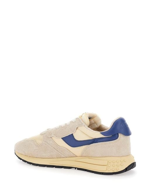 Autry Blue Sneakers Reelwind Suede for men