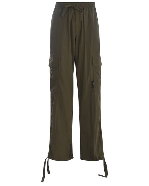 MSGM Green Trousers for men