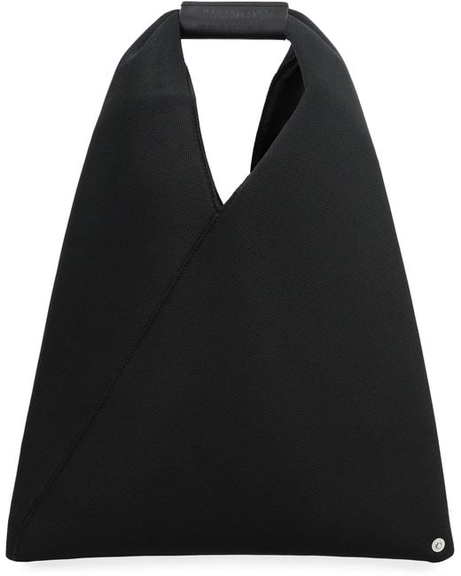 MM6 by Maison Margiela Black Japanese Mesh Bag Polyester Handbags