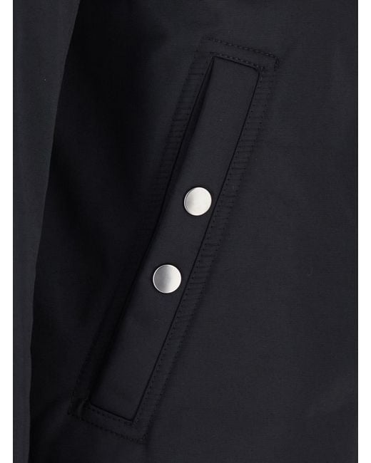 Rick Owens Blue Jacket Dracuflight Coat for men