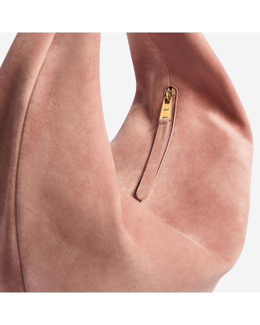 Khaite Pink Hobo Bag Olivia Baby Calfskin Shoulder