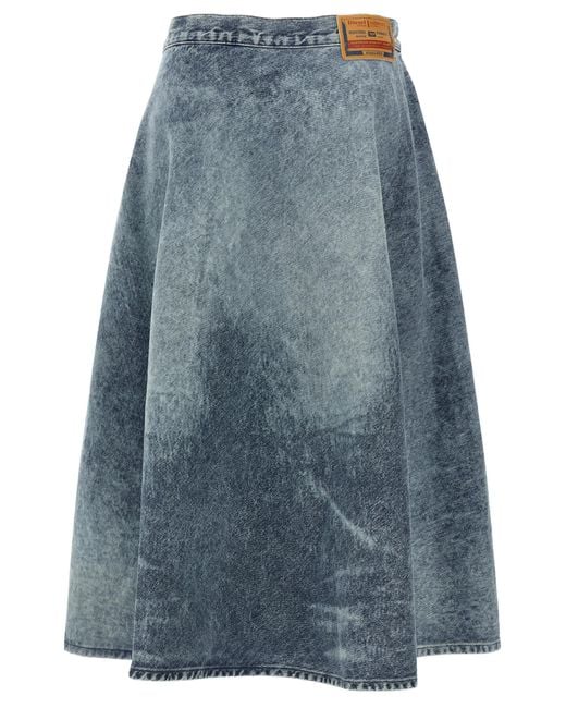DIESEL Blue De-Annet-B-Fsh Skirts Light
