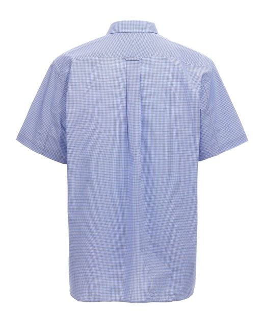 Junya Watanabe Blue Patchwork Shirt By Lousy Livin for men