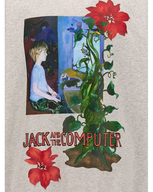 J.W. Anderson Gray 'Jack And The Computer' Sweatshirt for men