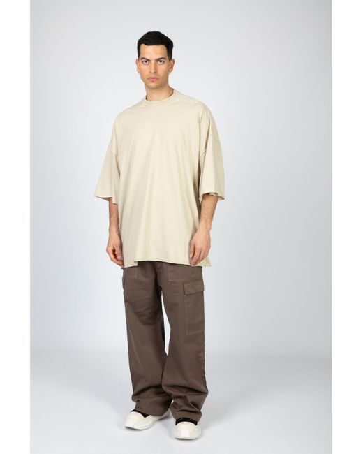Rick Owens Brown Cargo Trousers Cotton Cargo Pant for men