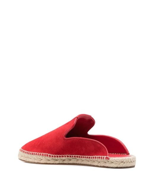 Lanvin Red Suede Espadrilles Carmine Shoe