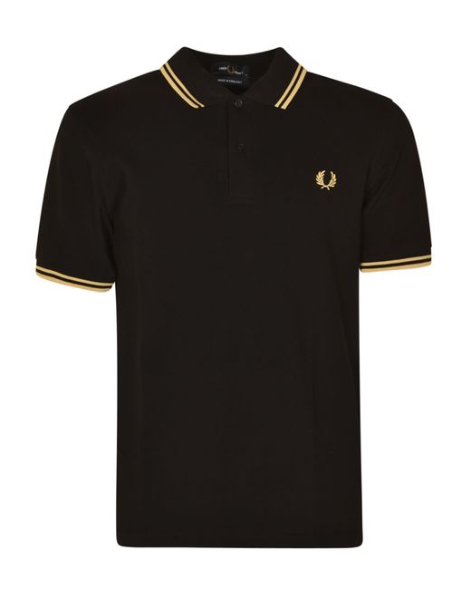 Fred Perry Perry Shirt in Black for Men | Lyst