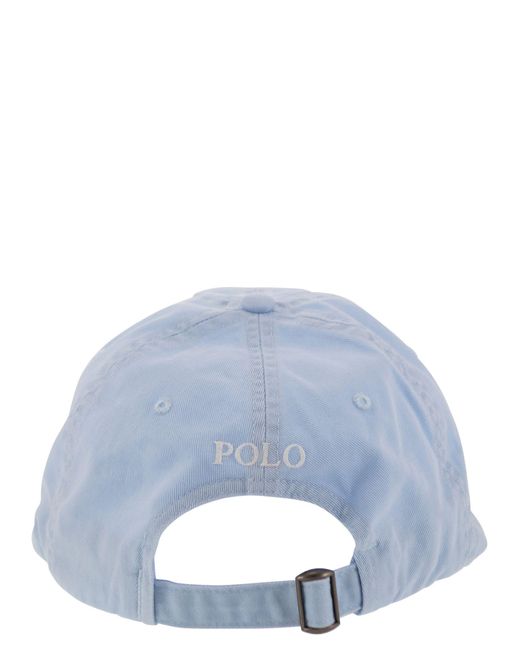 Polo Ralph Lauren Blue Cotton Chino Hat