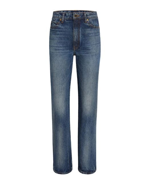 Khaite Blue Danielle High-Waisted Jeans