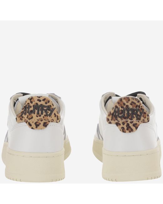 Autry White Sneakers Medalist Low Leather Leather/Rubber Trainers