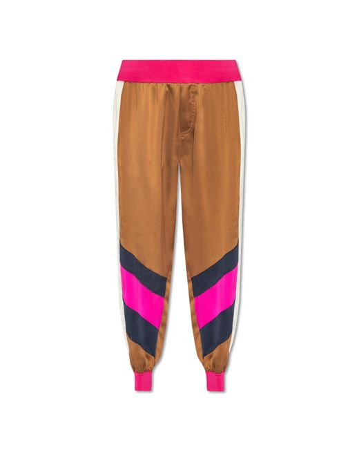 DSquared² Pink Sweatpants With Logo