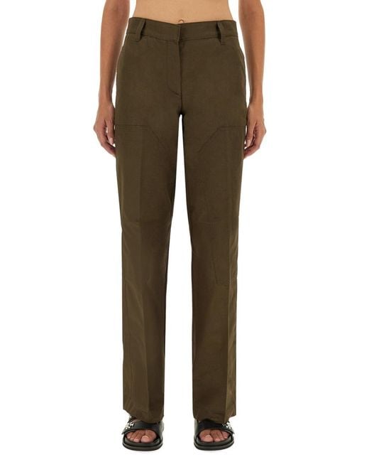 Tory Burch Brown Cargo Pants Cotton Trousers