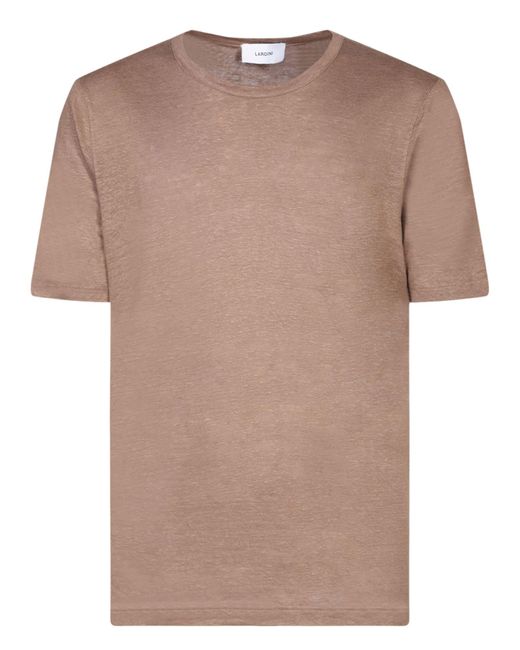 Lardini Brown Dark T-Shirt for men
