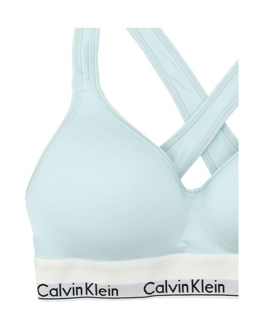 Calvin Klein Lift Bralette in Blue