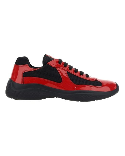 Prada Red Sneakers for men