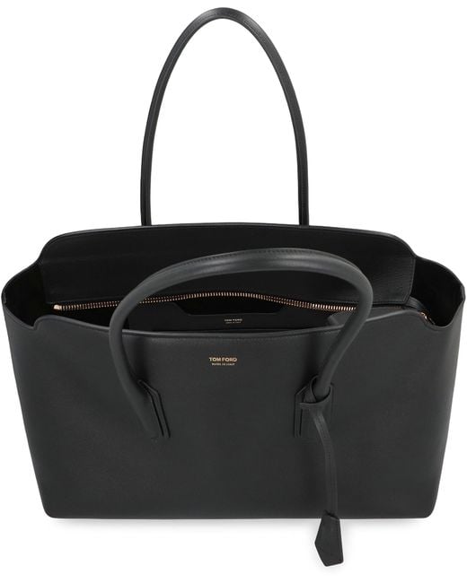 Tom Ford Black Alexander Grande Tote Bag